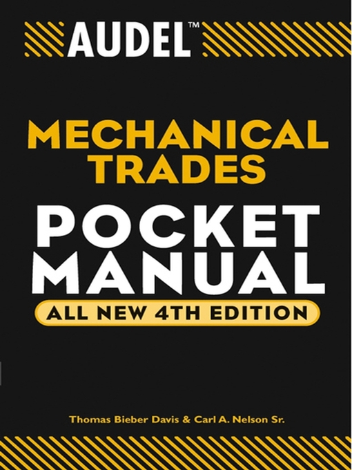 Title details for Audel Mechanical Trades Pocket Manual by Thomas B. Davis - Available